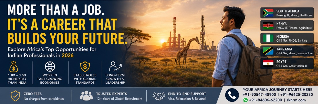 Africa Job Opportunities for Indian Professionals 2026: A Complete Career Guide 1 Africa job consultants in Ahmedabad